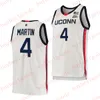 Maillot de basket-ball Uconn Huskies cousu personnalisé 15 Kemba Walker 34 Ray Allen 3 Jeremy Lamb 2 Rudy Gay 2 James Bouknight 4 Tyrese Martin Maillots n'importe quel numéro de nom