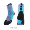 Chaussettes de sport Basketball Homme Tube Serviette Bas Épaississement Compétition Elite Respirant Boucle Extérieure Ciclismo