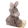 23/40/60CM Cute Toys Lovely Grey Donkey Plush Dolls Stuffed Soft Animal for Baby Infant Birthday Room Decor Gifts