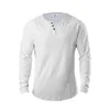 Camisetas para hombres Camisa deportiva Ropa de gimnasio Camiseta deportiva Hombres Moda Extender Hip Hop Otoño Camiseta de manga larga Algodón Culturismo Camiseta muscular 230317