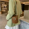 2023 nova moda impressão tambor saco bolsa nicho high-end um ombro mensageiro balde saco feminino bags301c