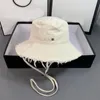 Sombrero de cubo de ala ancha deshilachado Gorra de diseñador Le Bob bule rosa color sólido simplemente casqueta de moda verano sombrilla al aire libre playa unisex diseñador sombrero de lujo PJ027 B23
