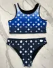 Play Summer New Designer Beach Womens Swimwear Sexy Bikini Classic Brown L Print V Diseño Luxury Swimsuit S-XL