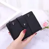 Brieftaschen Hochwertige Vintage Wallet Women PU Leder Kurzwolkermensch Damenkartenhalter Coin Geldbörse Casspe Reißverschluss Geld Clutch Cartera G230308