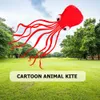 Akcesoria latawców 3D Soft Octopus Cartoon Animal Outdoor Windsock Łatwa do latania dziecięce zabawki na Boże Narodzenie Prezent 230320