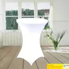 Bar Table Cover Lycra Spandex Cocktail Table Cloth Elastic Bistro Table Linens Stretch For Hotel Party Wedding Decoration