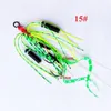 Fiskekrokar 5pcslot snapper kjol silikon kjol med klocka gummi jig kjol krokar jigging krok havsfiske krok jig huvud assistans 230320