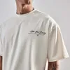 T-shirt da uomo Camicia per uomo Abbigliamento da palestra Fitness O Collo Marca Sciolto Hip Hop Streetwear T-shirt da uomo T-shirt casual oversize a maniche corte