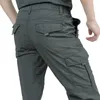 Spodnie męskie spodnie taktyczne mężczyźni Summer Casual Army Style Wojskowy Spodnie męskie spodnie ładunkowe wodoodporne szybkie suche spodnie męskie dno xxxxl 230320