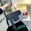 Designer Mini Bag Horse1955 Flap For Women Crossbody axelväskan Kohude Handväska Ladies Card Phone Holder Vintage TwistsTrap Cross Body With Dust -Bag