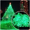 LED Strings String Light 10M 20M 30M 50M 100M Ac220V Noël vacances étanche lumières de Noël 9 couleurs lampe de décoration livraison directe Dhw5H