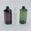 Opslagflessen 300 ml x 20 wit groen bruin lege geanodiseerde aluminium schroefdop fles toner bijvulbare containers huisdier make -up hydrosol