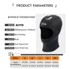 Simning CAPS Män kvinnor 5mm Neopren Diving Hood Stretch Wetsuit Hatt Vinter Varm huvudskydd Hjälm Undervattens Surf Surf Kajak 230320