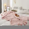 Blankets Soft Blanket Chic Knitted Blanket with Balls Chenille Thicking Bedspread for Bed Sofa Decor Pompom Manta Home Throw Blankets 230320