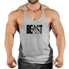 Herren Tank Tops Gym Tank Top Männer Fitness Cloing Beast Bodybuilding Tank Tops Sommer Stringer Cloes für Männliche Ärmellose V scle Shirts Z0320