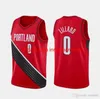 Stitched Custom basketball jerseys Damian Lillard Carmelo Anthony C.J. McCollum Jusuf Nurkic Robert Covington jersey