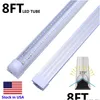Led Tubes 8 Garage Light 4Ft 5Ft 6Ft 8Ft Feet 72 Inch Bubs 120W T8 Tube Lights Double Sides Warehouse Lighting Drop Delivery Bbs Dhqea