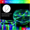 Solar Garden Lights Outdoor IP67 Vattentät lampsträng Ljus 240/560 LED Fairy Holiday Wedding Party Garland Strip för Home Drop de DH9GU