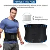 Slimming Belt Adjustable Back Lumbar Support Belt Breathable Waist Brace Strap for Lower Back Pain Relief Scoliosis Herniated Disc Sciatica 230317