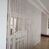 Cortinas puras contas de cordas de corda miçangas de tópico de tópico Janela parede painel divisor de porta em casa decoração de casamento 230320