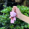 Hot Plush KeyChain Bear Doll Pendant Bag Key Chain Pendant Hand Gift Doll Plush Pendant Wholesale