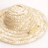 ملابس الكلاب هاواي على طراز Pet Sombrero Hat Cat صغير/كبير قطره 13 سم 16 سم 20 سم إسقاط السفينة