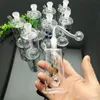 Una variedad de biberones de vidrio de vidrio de tipo flores bongs de vidrio para el aceite quemador de vidrio tuberías de agua plataformas fumadoras