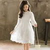 Robes de fille Style coréen filles robes en dentelle à manches longues belle fête enfants robe enfants filles vêtements DT463 230320