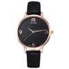 Armbanduhren Damenuhr, Schmetterlings-Zifferblatt, Armbanduhren, Damen-Leder-Quarz-Armbanduhr, weibliches Uhrkleid