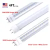 Led Tubes 4Ft Shop Lights 4 Feet 18W 22W 28W Tube Lighting Smd 2835 Light Bbs T8 G13 Fluorescent Lamp 5000K 6000K Drop Delivery Dhgw7