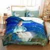 Ensembles de literie 3D Lion Couette Dessin Animé Douze Constellation Couette Housse de Couette Ensemble Enfants Linge de Lit Et Taie D'oreiller