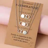 Hänge halsband 3 pack maskros halsband vän smycken vänskap justerbara kreativa gåvor för kvinnor flickor tonåring vänner vänner