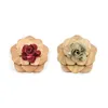 Broches 2023 hommes femmes couche fleur en bois à la main marié mariage costume chemise bois épinglettes cravate broche Corsage accessoire