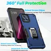 حالات شريط الانزلاق الجانبي لـ T-Mobile Revvl 6 Pro V Plus 5G Armor Kickstand Cover Cover Cover Cover Capa