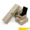 Bruin Kraft Paper Lade Box Wedding Verjaardagsfeestje Favor cadeau Candy Cardboard Boxes Rectangle Package Case voor geur