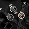 YEZHOU2 E19 Herren-Armbanduhr, Vollbild, kabellose Bluetooth-Smartwatch mit Herzfrequenz, Blutdruck, Blutsauerstoff, für iPhone und Android