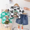 2023 Summer Kids Clothing Fashion Bear Dżinsy
