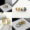 Luxury Designer Band Ring Fashion Mens Womens Jewelry Ring Titanium Steel Carved Letter Pattern Lover Jewelry