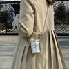 Akşam çantaları moda kadın hologram lazer gümüş çanta mini ruj debriyaj kozmetik paketi zinciri kız için omuz mesleji 230320