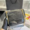 Tasarımcı Çantalar Omuz Çantası Lüks Tasarımcı Niki Waxy Deri Messenger Kadınlar Çapraz Vücut Çanta Satchel Lady Vintage Tasarım Sacoche Classic Sıkıntılı