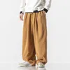 Pantalons pour hommes Pantalon décontracté pour hommes Streetwear sarouel mode femme pantalons longs grande taille pantalon de survêtement masculin ample Style Harajuku M-5XL 230320