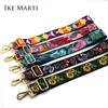Bagdelar Tillbehör Ike Marti Colorful Strap Belt Byte Wide Handbag S för Crossbody Nylon Shoulder S 230320