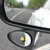 Автомобильные зеркала, 1 шт., автомобильное реверсивное маленькое круглое зеркало, переднее и заднее колесо, широкоугольное зеркало, двухстороннее вспомогательное зеркало заднего вида, 360-градусная слепая Z0320