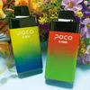 US-Lager POCO BL 10000 Züge elektronische Zigarette Einwegstift mit wiederaufladbarem 650-mAh-Vape-Pen-Akku und vorgefüllter 20-ml-Patronenhülse