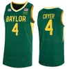 College Basketball Baylor Bears Maglie 1 Keyonte George 10 Adam Flagler 4 LJ Cryer 11 Jalen Bridges 13 Langston Love 23 Jonathan Tchamwa Tchatchoua 0 Flo Thamba NCAA