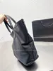 Czarna skórzana torebka torebka torba plażowa skórzana torba na zakupy torbę na ramię Crossbody Portfel Duża pojemność Brąz / Zielony 30*30 cm