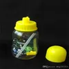 Narghilè Bottiglia colorata Accessori per bong in vetro per narghilè Tubi per fumatori in vetro colorati mini multicolori