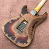 Guitare électrique ST Vintage Relic fabriquée à la main, Style SRV, matériel doré