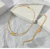Elegant Necklace Bracelet Fashion Designer Bracelets Necklaces for Woman Temperament Exquisite Jewelry