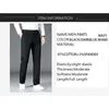 Herrbyxor Browon Autumn Winter Casual Pants Men Cotton Heavyweight Bekväm raka byxor Solid Color Loose Men Clothing 230320